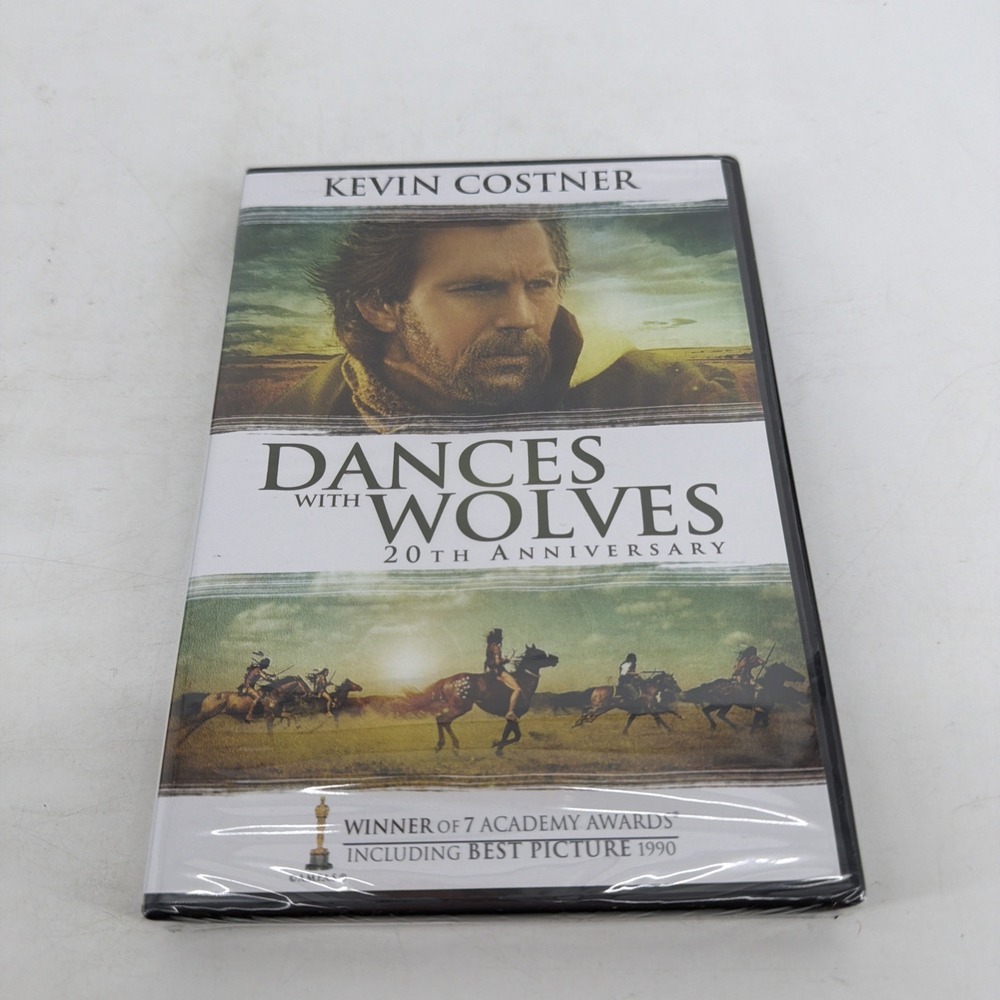 Dances With Wolves DVD 20th Anniversary Edition 1990 Western Epic, Kevin Costner